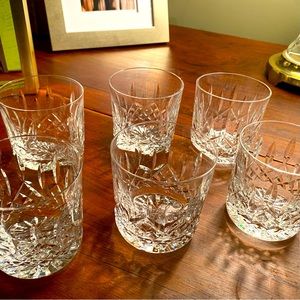 Stunning Waterford Lismore Crystal 8oz. tumblers